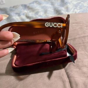Gucci 54mm oversized square sunglasses